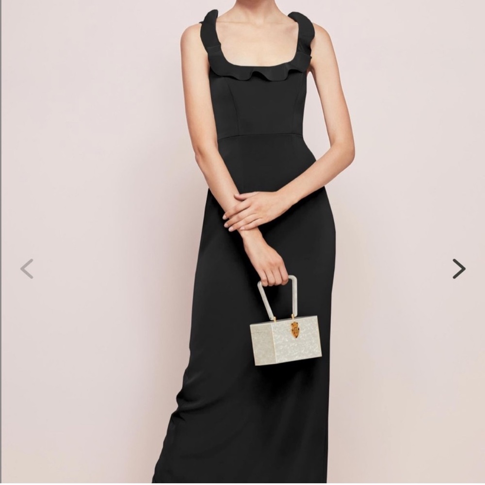 Watters Oliver Black Bridesmaid Dress Size 4
